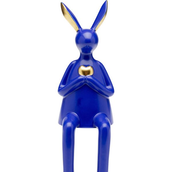 Figurina Blue Rabbit Heart