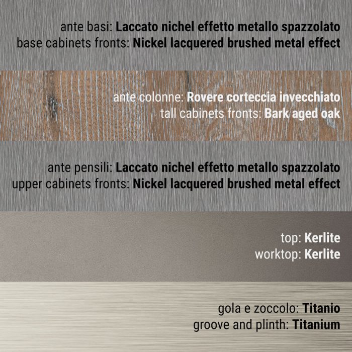 Bucătărie Oltre effetto nichel - imagine 2